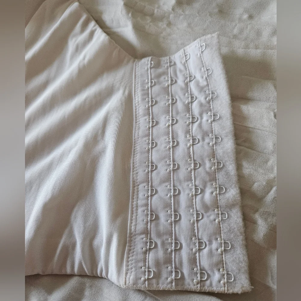 White Strapless Bustier Top BRIDAL - Picture 2 of 9